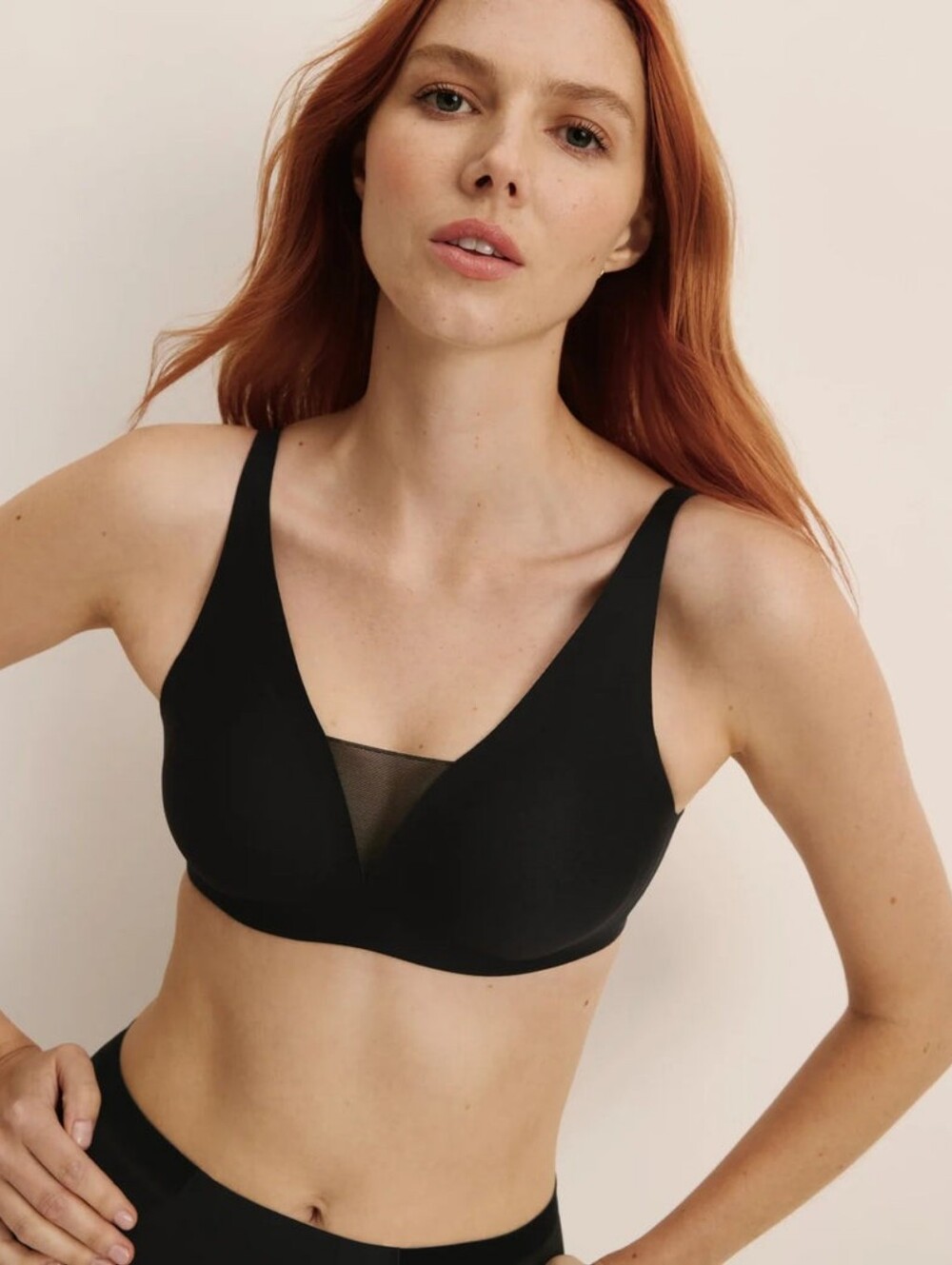 KNIX SHADOW MESH T-SHIRT BRA NWT